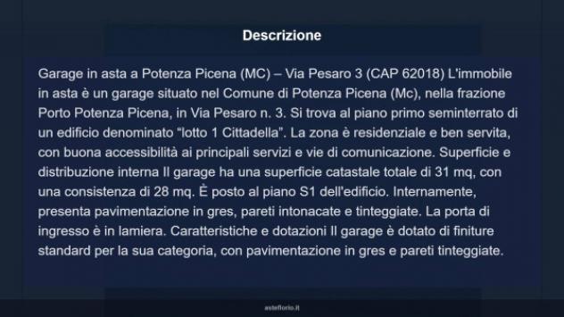 Immobile in asta di 31 m² in vendita a Potenza Picena - Foto 4