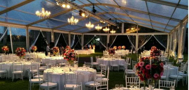 Weddings Crystal marquee hire Lake Como noleggio tensostrutture Crystal - Foto 2