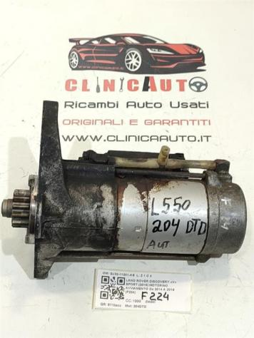 MOTORINO D' AVVIAMENTO LAND ROVER Discovery Sport (L550) GJ32-11001-AE 204DTD diesel 1999 (1418) - Foto 2