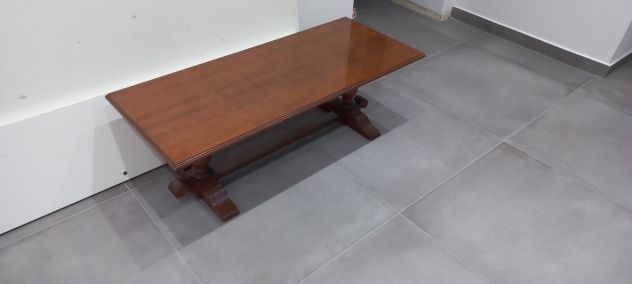 Tavolino da salotto rettangolare vintage 120x50x40h.