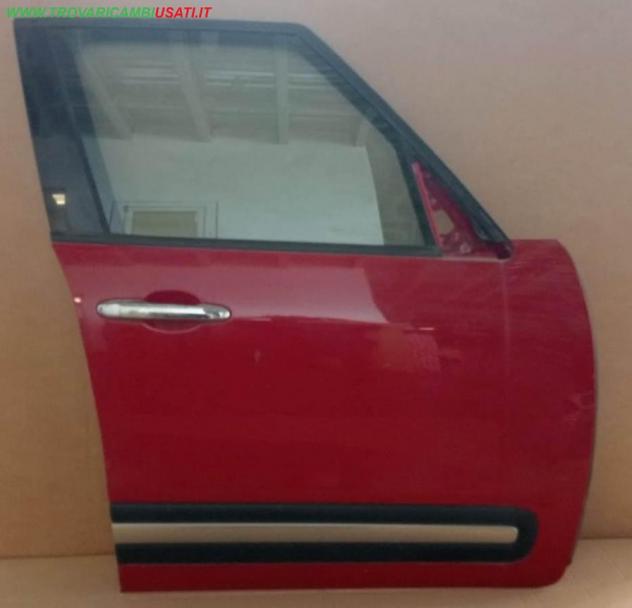 PORTA ANT.D. ROSSO MET. C/ALZ. E SERR. E MODANATURA 999-U65142 Carrozzeria  Lamierati esterni  Porte  Porta ant. dx. FIAT - 500 L - 01-06-2017 -, FIAT