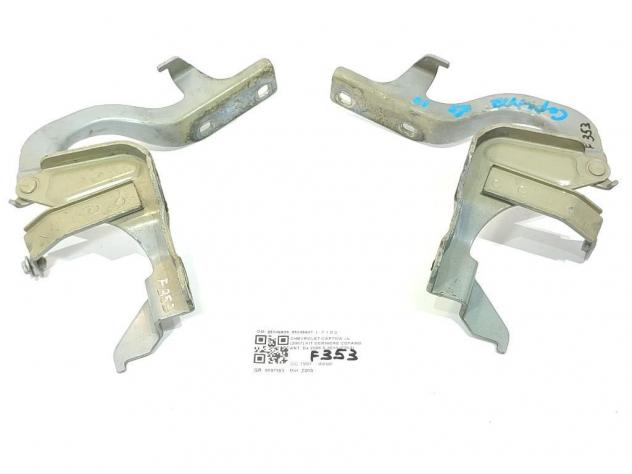 CERNIERE COFANO ANTERIORE DX E SX CHEVROLET Captiva 1° Serie 95049936 95049937 Z20S (06) - Foto 3