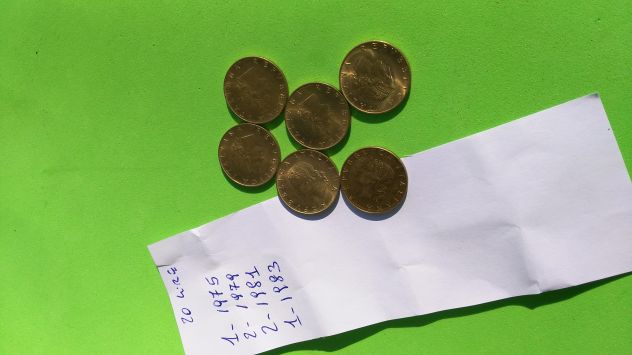 Monete da 20 lire Italia - Foto 5