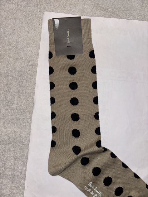 CALZE NUOVE DA UOMO IN COTONE FIRMATE ORIGINALI”PAUL SMITH”MADE IN ITALY - Foto 3
