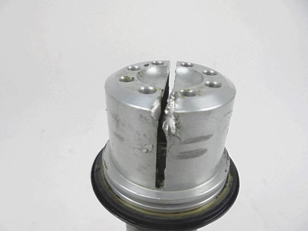 PIASTRA INFERIORE FORCELLA DUCATI MONSTER 695 2006 - 2008 0022363 FORK LOWER PLATE DA RADDRIZZARE - Foto 6