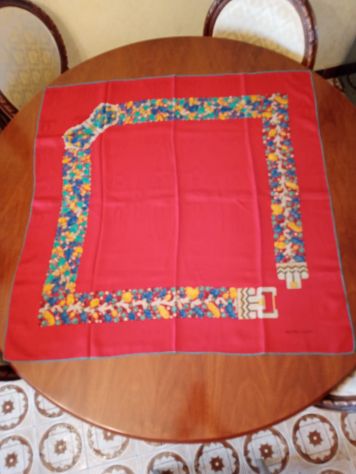 CARTIER foulard donna in seta nuovo ORIGINALE con scatola  - dimensioni cm. 85 x - Foto 2