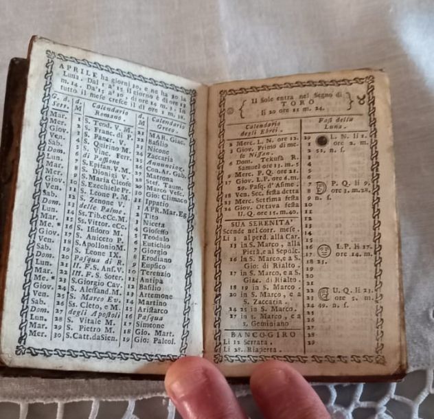 Nuovo Almanacco per l'anno MDCCLXXXIII (1783) - Foto 5