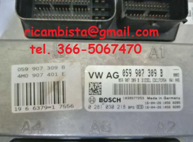 059907309B Audi Q7 4M 3.0 centralina motore Bosch - Foto 2