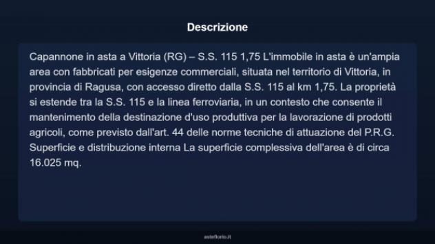 Immobile in asta di 16025 m² in vendita a Vittoria - Foto 3