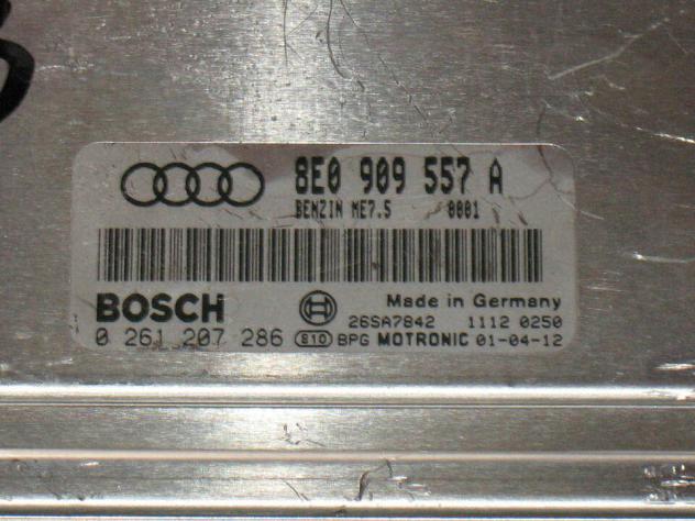 0261207286 ECU Centralina audi vw passat me7.5 0261207286 8e0909557a - Foto 2
