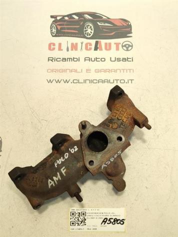 COLLETTORE DI SCARICO VOLKSWAGEN Polo 4° Serie 045253033 AMF diesel 1422 (0109) - Foto 2