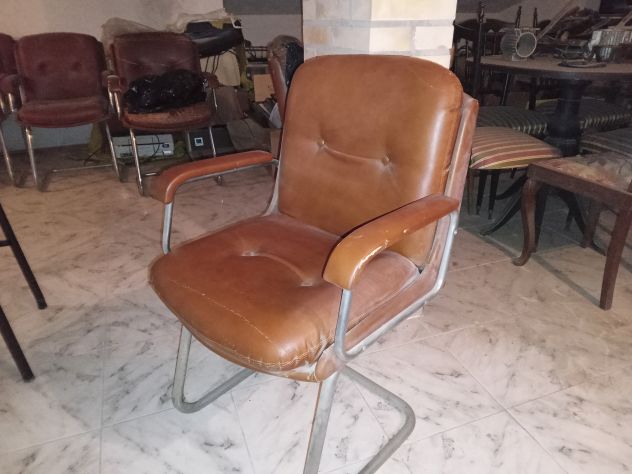 lotto n. 8 sedie - poltrone design, originali anni 70 - Foto 5