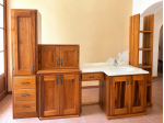 Vendo mobile bagno in legno massello con lavabo in marmo