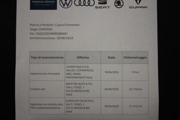 CUPRA Formentor 1.4 e-Hybrid DSG - PREZZO REALE rif. 24101194 - Foto 9
