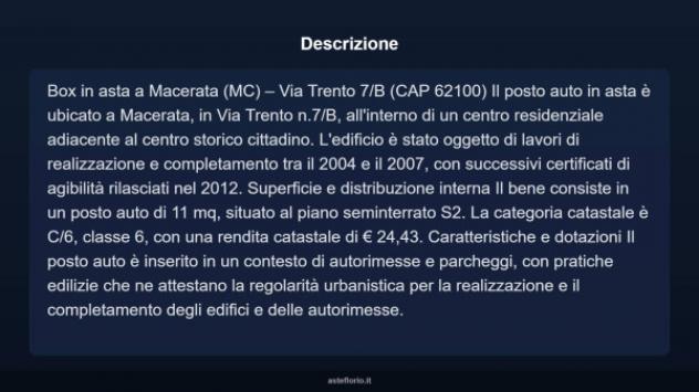 Immobile in asta di 11 m² in vendita a Macerata - Foto 4