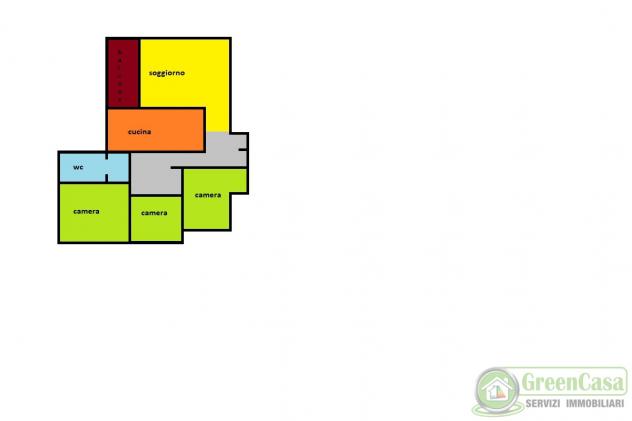 APPARTAMENTO di 4 vani e di 112 mq (CAVENAGO DI BRIANZA) rif. IGC 4 L 85 VIA DANTE - Foto 12
