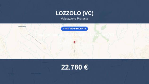 Immobile in asta di 134 m² con più di 5 locali e box auto in vendita a Lozzolo