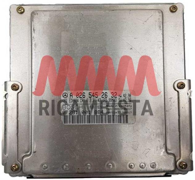 0281001884 A0265452632 Mercedes S210 2.2 centralina motore Bosch