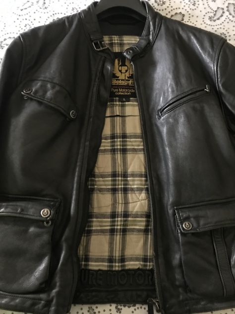 Belstaff giubbotto di pelle