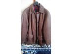 Giacca pelle marrone stile Marlboro country