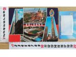 Cartolina Bologna (postcard) vintage + stadio Renato Dall'Ara
