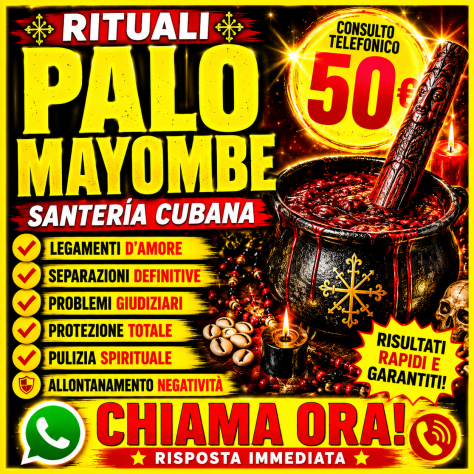LEGAMENTI, SEPARAZIONE, RITUALI PALO MAYOMBE - Foto 4