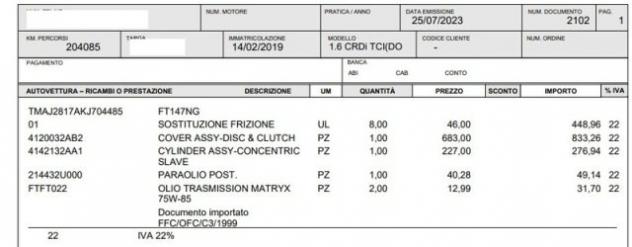 HYUNDAI Tucson 1.6 CRDi MOTORE SOSTITUITO HYUNDAI UNICO PROP. rif. 23936433 - Foto 5