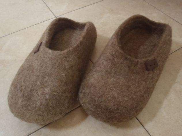 Pantofole lana di feltro