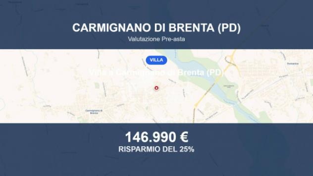 Immobile in asta di 238 m², box auto in vendita a Carmignano di Brenta