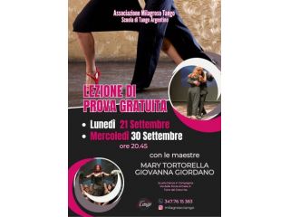 A Torre del Greco 2 lezioni di prova gratuite di Tango Argentino