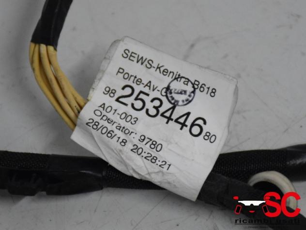 Cablaggio Porta Anteriore Sinistra Citroen C3 9825344680 - Foto 2