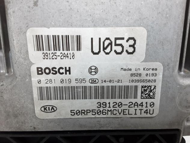 CENTRALINA MOTORE KIA Carens Serie 391202A410 D4FD Diesel 1700 (1318) - Foto 2