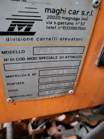CARRELLO ELEVATORE TOYOTA ELETTRICO 15 QL. - Foto 3