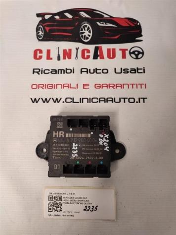 CENTRALINA PORTA POSTERIORE DX MERCEDES Classe GLK Serie (X204) A2129004206 (0815)