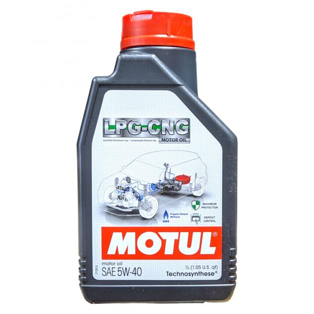 MOTUL LPG CNG 5W40 Olio Motore Sintetico per Veicoli a GPL e Metano