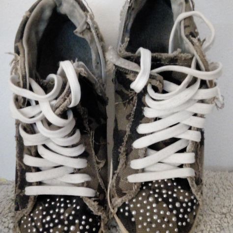 sneakers donna mimetico militare tg 37