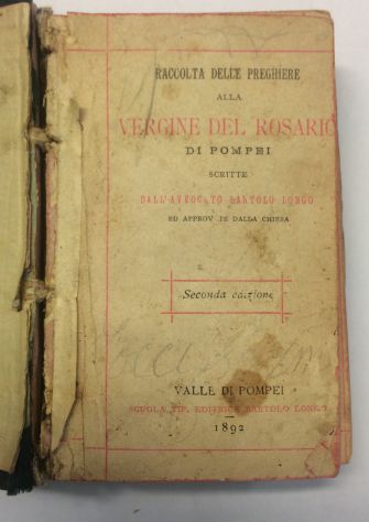 Antico libro religioso anno 1892 - Foto 2