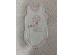Body Nazareno Gabrielli - Taglia 3 Mesi/62 cm - Colore Bianco e Rosa - Perfetto