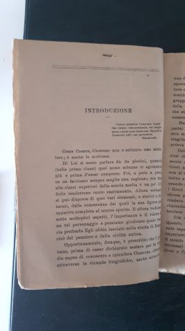 libro antico cicerone lettere scelte da giorgio parenti quarta edizione 1946 - Foto 4