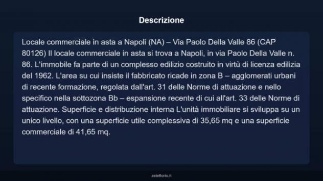 Immobile in asta di 41 m² in vendita a Napoli - Foto 3