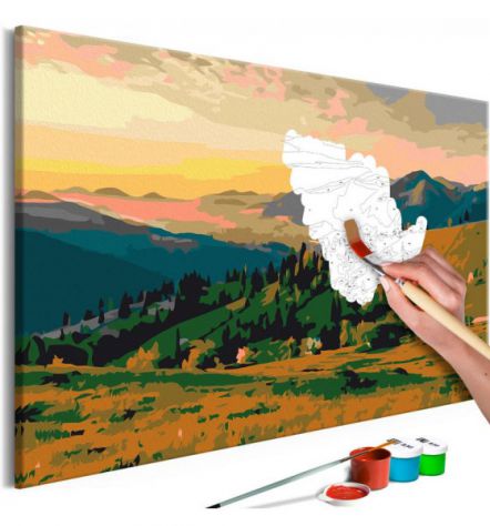 Quadro Fai Da Te 60x40 Cm. Montagne N.3 ARREDALACASA Spedizione Gratis