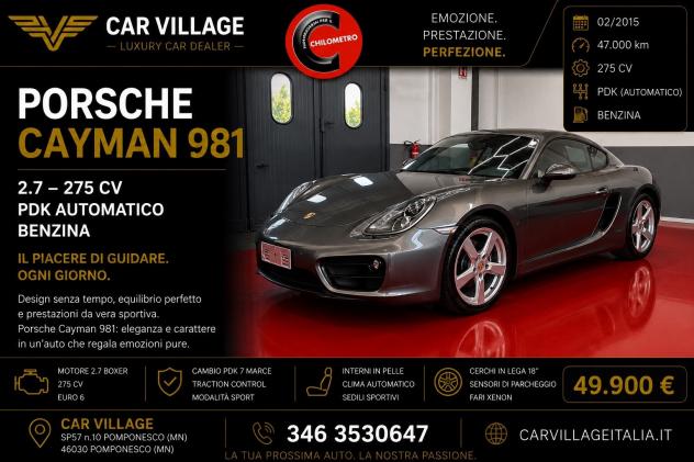 Porsche Cayman 2.7pdk
