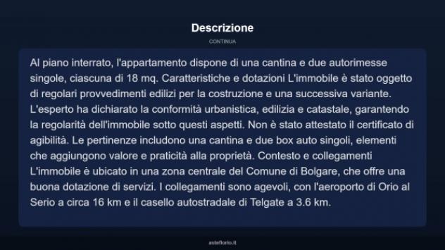 Immobile in asta di 96 m², box auto doppio in vendita a Bolgare - Foto 13