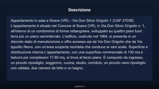 Immobile in asta di 130 m², box auto in vendita a Soave - Foto 12