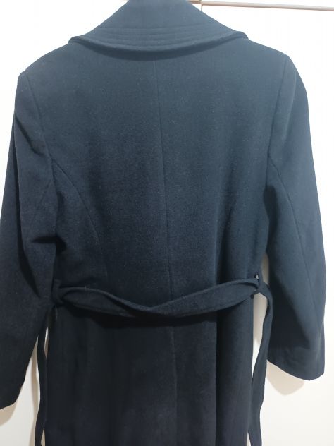 Cappotto Chantal Rosner nero di lana - Foto 2
