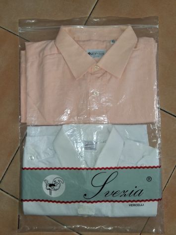 2 Camicie maniche corte Uomo Camiciotti Made in Italy Men' Club - Professional