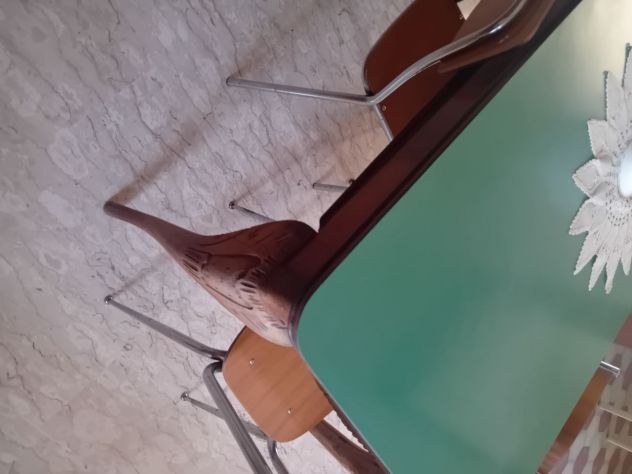 Tavolo con supporto in legno - Foto 2
