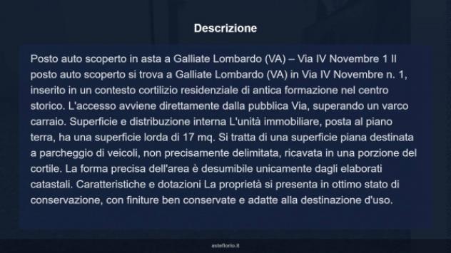 Immobile in asta di 17 m² in vendita a Galliate Lombardo - Foto 10