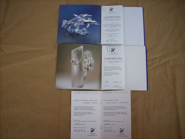 Certificati Swarovski 1988-1990-1992 - Foto 3