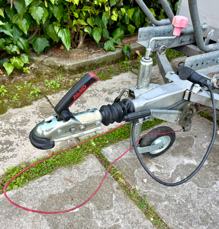 CARRELLO PORTA MOTO ELLEBI AUTO FRENATO, 3 POSTI CON CASSONE - Foto 8